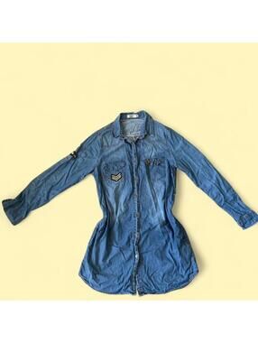 Y2K Miss Sixty Denim Shirt Dress
